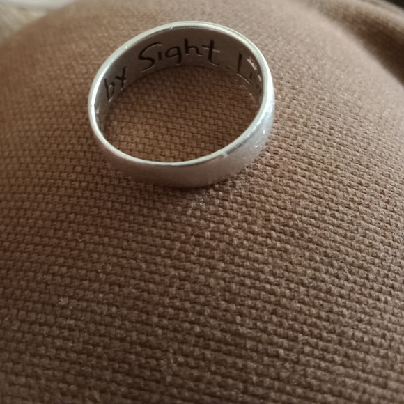 Sterling Silver 925 "Faith" ring - Picture 3 of 3